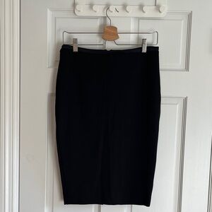 Boden Elegant Black Pencil Skirt